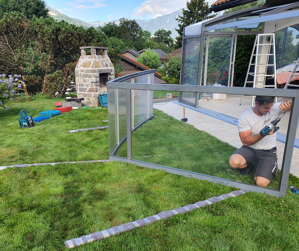 Panel replacement for the TOPAS solar veranda terrace Panel replacement for the TOPAS solar veranda terrace